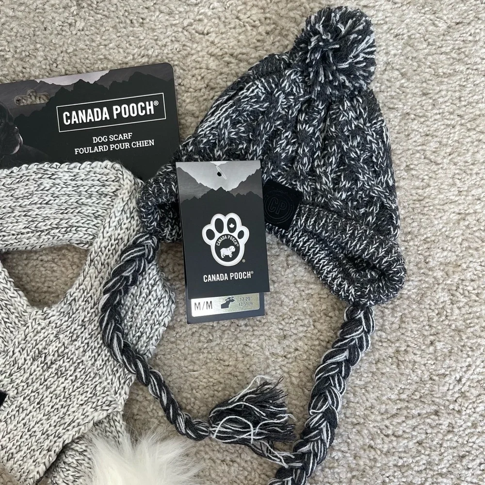 Canada Pooch Scarf & Hat - Picture 3 of 8